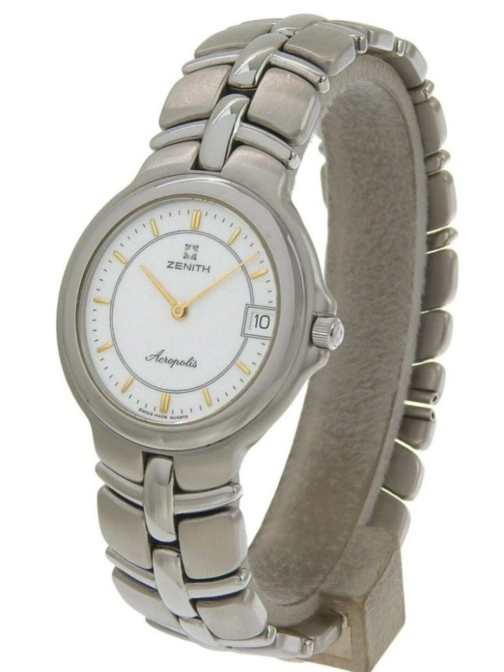 ZENITH Acropolis Watches 02.7000.333 WhiteDial Stainless Steel Quartz Anal...